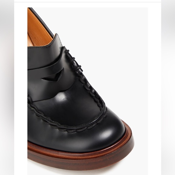 Tod’s heeled pumps loafers leather chunky platform NWB - Picture 6 of 10